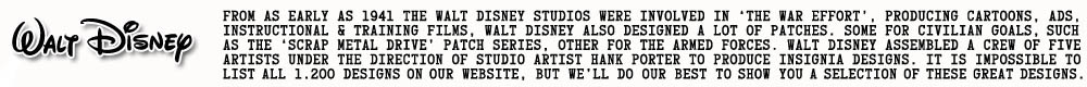 Disney created about 1.200 WWII insignia designs